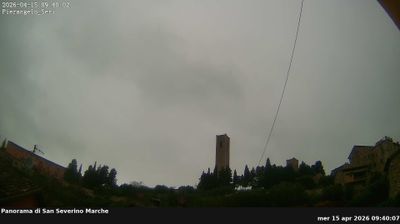 immagine della webcam nei dintorni di Cingoli: webcam San Severino Marche