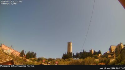immagine della webcam nei dintorni di Castelfidardo: webcam San Severino Marche