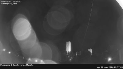 immagine della webcam nei dintorni di Gualdo: webcam San Severino Marche