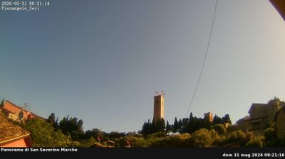immagine della webcam nei dintorni di Fiastra: webcam San Severino Marche
