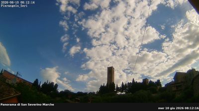 immagine della webcam nei dintorni di Cingoli: webcam San Severino Marche