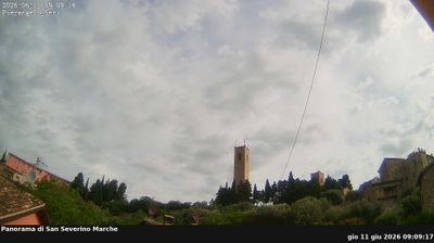 immagine della webcam nei dintorni di Castelfidardo: webcam San Severino Marche
