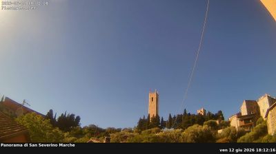 immagine della webcam nei dintorni di Osimo: webcam San Severino Marche