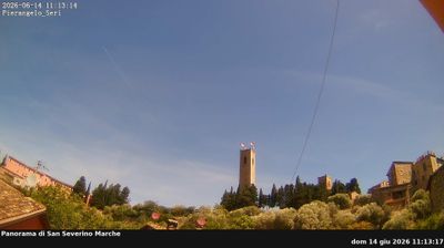immagine della webcam nei dintorni di Fabriano: webcam San Severino Marche