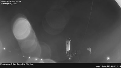 immagine della webcam nei dintorni di Bolognola: webcam San Severino Marche