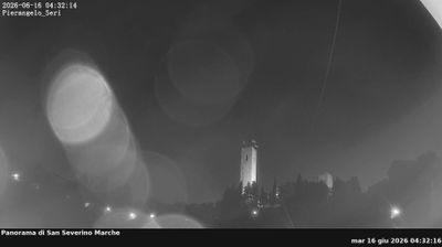 immagine della webcam nei dintorni di Pintura di Bolognola: webcam San Severino Marche