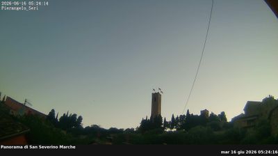 immagine della webcam nei dintorni di Castelfidardo: webcam San Severino Marche