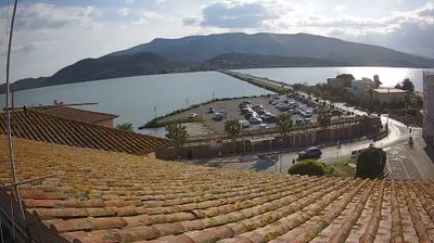 immagine della webcam nei dintorni di Isola del Giglio: webcam Orbetello