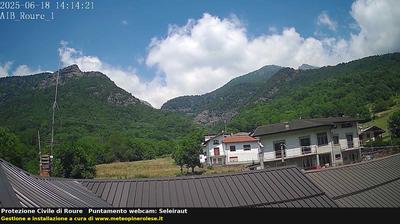 immagine della webcam nei dintorni di Villar Perosa: webcam Roure