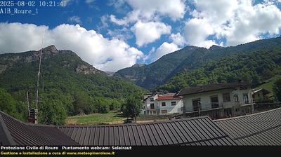 immagine della webcam nei dintorni di Villar Pellice: webcam Roure