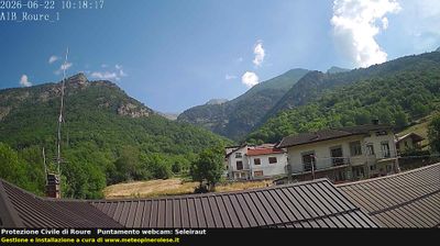 immagine della webcam nei dintorni di Villar Pellice: webcam Roure
