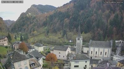 immagine della webcam nei dintorni di Rifugio Boffalora Ticino: webcam Fobello