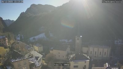 immagine della webcam nei dintorni di Rifugio Boffalora Ticino: webcam Fobello
