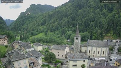 immagine della webcam nei dintorni di Varallo: webcam Fobello