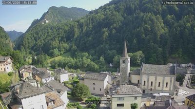 immagine della webcam nei dintorni di Bognanco fonti: webcam Fobello