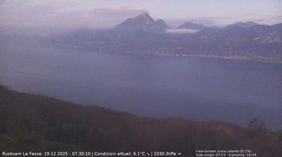 immagine della webcam nei dintorni di Ferrara di Monte Baldo: webcam Brenzone sul Garda