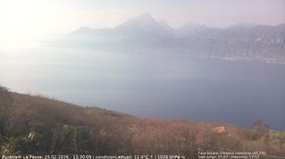 immagine della webcam nei dintorni di Marano di Valpolicella: webcam Brenzone sul Garda