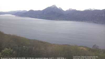 immagine della webcam nei dintorni di Moniga del Garda: webcam Brenzone sul Garda
