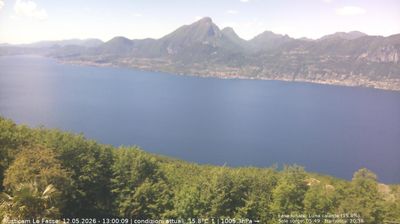 immagine della webcam nei dintorni di Moniga del Garda: webcam Brenzone sul Garda