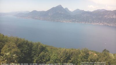immagine della webcam nei dintorni di Costermano sul Garda: webcam Brenzone sul Garda