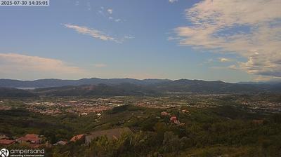 immagine della webcam nei dintorni di Riccò del Golfo di Spezia: webcam Santo Stefano di Magra