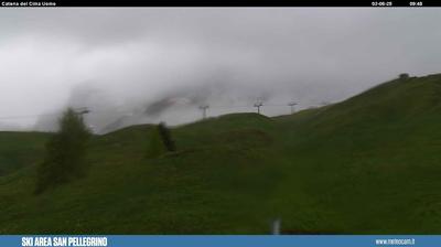 immagine della webcam nei dintorni di Cima Portavescovo: webcam Passo San Pellegrino