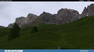 immagine della webcam nei dintorni di Malga Ciapela: webcam Passo San Pellegrino