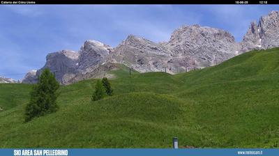 immagine della webcam nei dintorni di Ski Area Alpe Lusia: webcam Moena