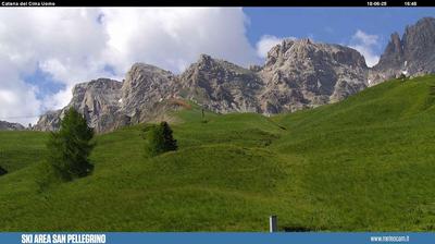 immagine della webcam nei dintorni di Ciampac Alba: webcam Passo San Pellegrino