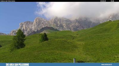 immagine della webcam nei dintorni di Siror: webcam Passo San Pellegrino
