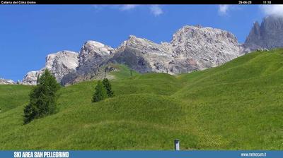 immagine della webcam nei dintorni di Panchià: webcam Moena