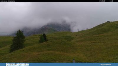 immagine della webcam nei dintorni di Alba di Canazei: webcam Passo San Pellegrino