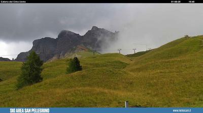 immagine della webcam nei dintorni di Malga Ciapela: webcam Passo San Pellegrino