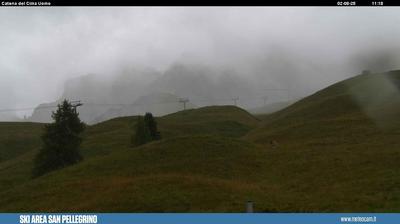 immagine della webcam nei dintorni di Canale d'Agordo: webcam Passo San Pellegrino