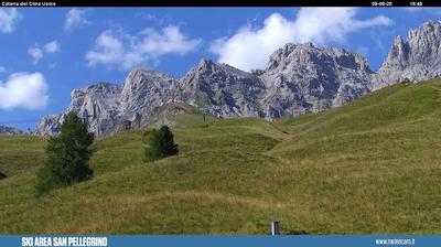 immagine della webcam nei dintorni di Ciampac Alba: webcam Passo San Pellegrino