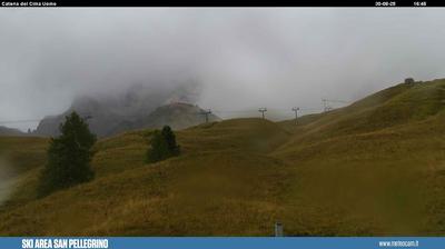 immagine della webcam nei dintorni di Falcade: webcam Passo San Pellegrino