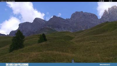 immagine della webcam nei dintorni di Passo San Pellegrino: webcam Moena
