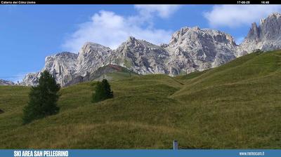 immagine della webcam nei dintorni di Alba di Canazei: webcam Passo San Pellegrino