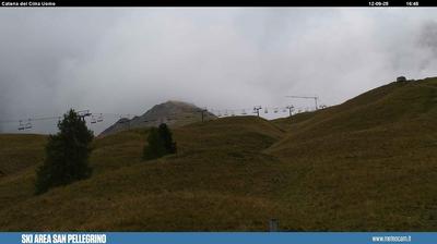 immagine della webcam nei dintorni di Gosaldo: webcam Passo San Pellegrino