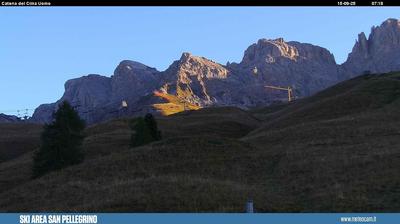 immagine della webcam nei dintorni di Malga Ciapela: webcam Passo San Pellegrino