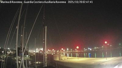 immagine della webcam nei dintorni di Comacchio: webcam Marina di Ravenna