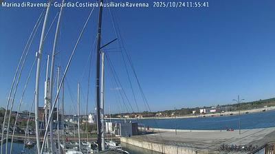immagine della webcam nei dintorni di Lido di Pomposa: webcam Marina di Ravenna