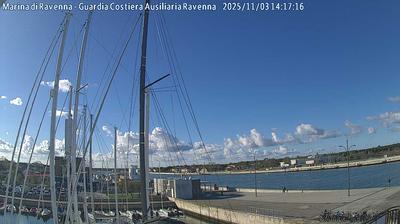 immagine della webcam nei dintorni di Villafranca di Forlì: webcam Marina di Ravenna
