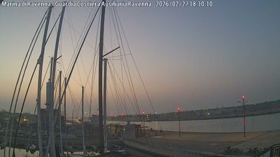immagine della webcam nei dintorni di Villafranca di Forlì: webcam Marina di Ravenna