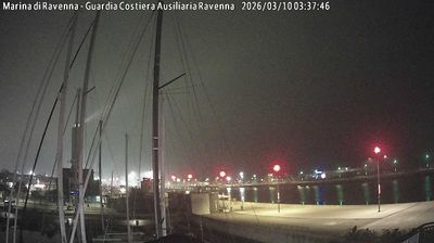 immagine della webcam nei dintorni di Comacchio: webcam Marina di Ravenna