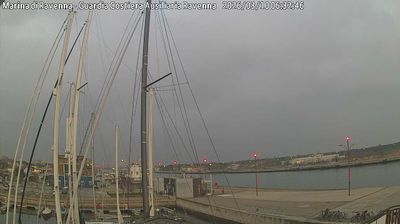 immagine della webcam nei dintorni di Comacchio: webcam Marina di Ravenna