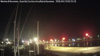 immagine della webcam nei dintorni di Villafranca di Forlì: webcam Marina di Ravenna