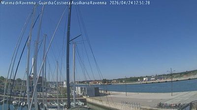 immagine della webcam nei dintorni di Comacchio: webcam Marina di Ravenna