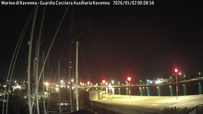 immagine della webcam nei dintorni di Porto Garibaldi: webcam Marina di Ravenna