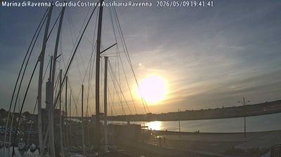 immagine della webcam nei dintorni di Porto Garibaldi: webcam Marina di Ravenna